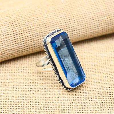 Marvelous Tanzanite Gemstone 925 Sterling Silver Handmade Jewelry Lovely Ring For Women