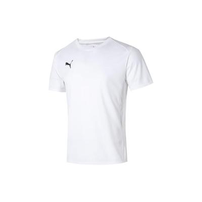 Solid Color Running Fitness Training Sportswear Outdoor Fashion Comfortable Crew Neck Short Sleeve T-Shirt Men Tops White 658636-04