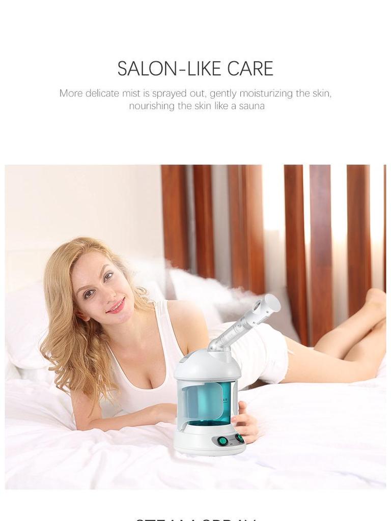 Kinco Nano Ionic Hydrating Facial Steamer & Eye Moisturizing Spray Humidifier