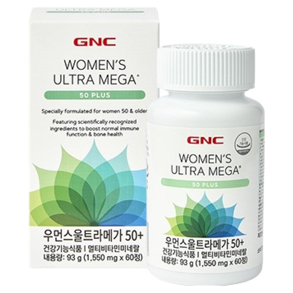 GNC Women's Ultra Mega 50 Plus Multivitamin 60 Tablets 1 pcs