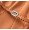 Slimming French Style A-line Belted Dress