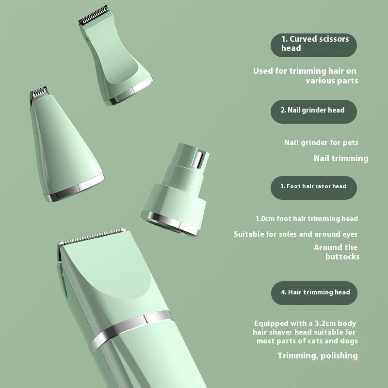 Rechargeable Electric Clippers for Cat Hair Removal Smart Health Pet Shaver Articulated Foot Shearing Cross-Border New Release