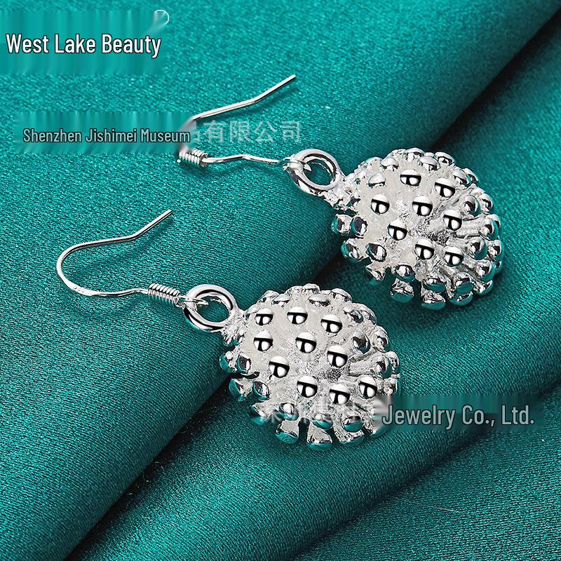 Hemisphere Silver Women's Firework Earrings - West Lake Beauty Jewelry