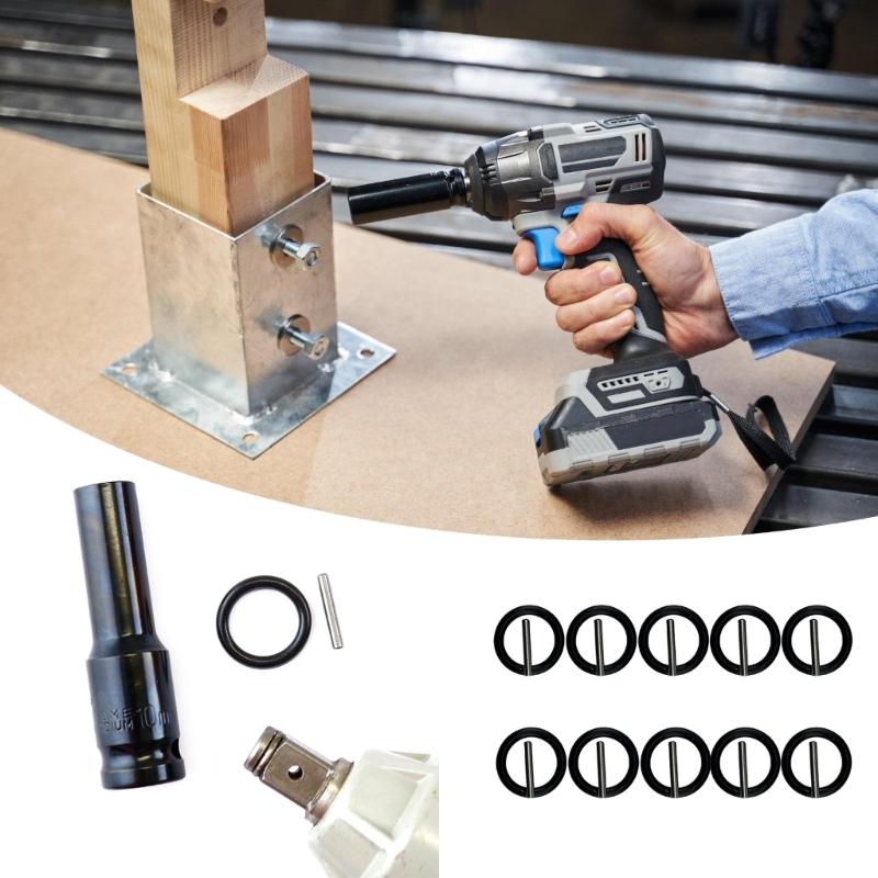 Completes Pin & O Rings Pressure Washer Component Secure Socket Connection Simple to Use for 1/2 Inch Impact Socket