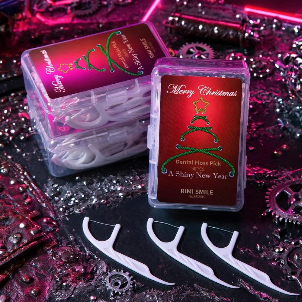 

150 шт. Зубочистки с гладкой нитью и широким ушком - Превосходят зубочистки для чистки - Незаменимы для рождественских вечеринок