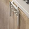 Foldable Trash Rack Garbage Bag Holder Strong Load-bearing Simple Installation Over-Cabinet Door Trash Bag Rack