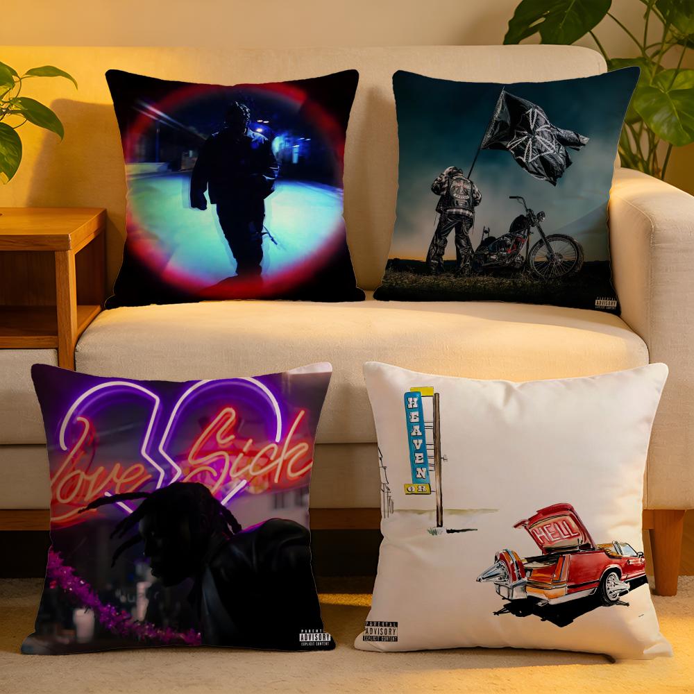 Cushion Cover Linen SkinFriendly Soft Decorative Case for Sofa Home Decor DDon Toliver Album Cover Pillow cover
