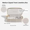 STACKERS LONDON Travel Jewelry Box, Portable Accessory Case, Size M (Greige)