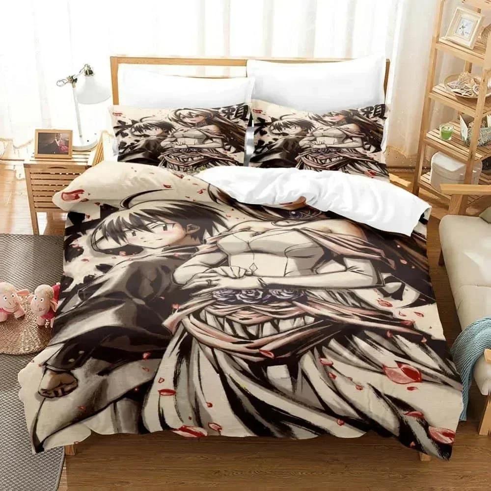 

3d Anime Seto no hanayome My Bride is a Mermaid Bedding Set Printed With Pillowcase Duvet Cover Soft Queen King Bedclothes Home 70x133cm 2pcs
