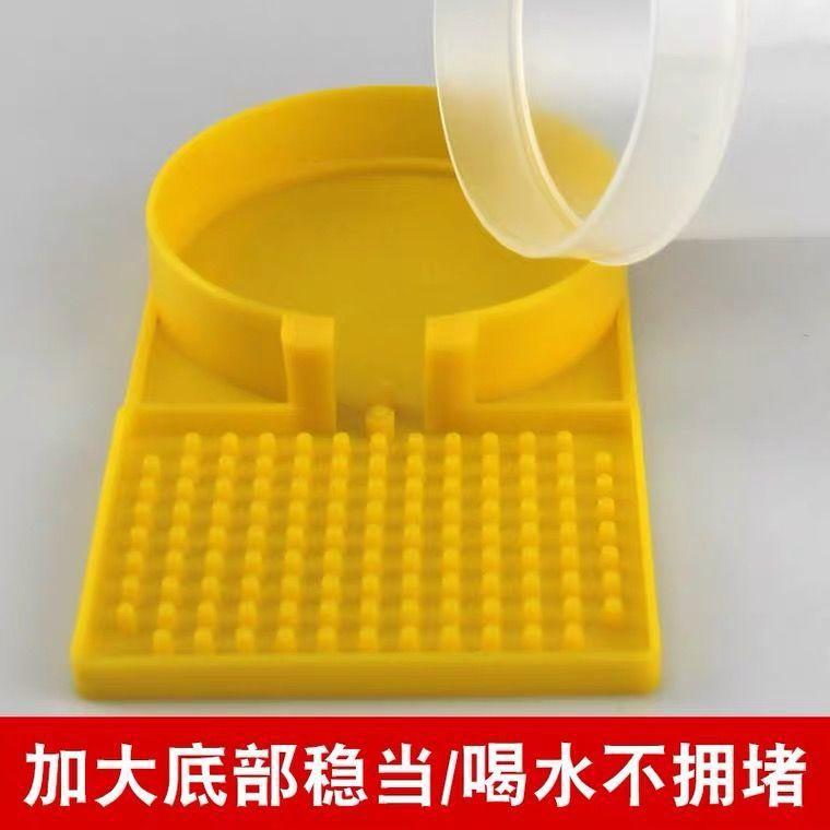 Clear Visible 500ml Bee Feeder Honey Bee Feeders Drinking Water Waterer Watering Bees Tools Supplies Feeding Plastic Bee Drinker Tool