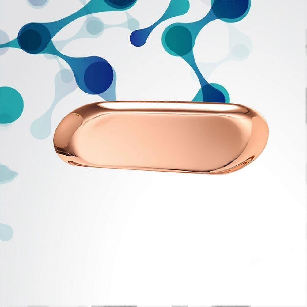 Aromatherapy Tools Tray Storage Tray for Jewelry Use Rose Gold
