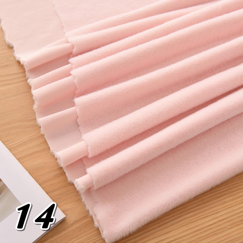 50*40cm Encrypt Imitation Rabbit Fur Fabric Thicken Plush Counter Background Clothing Fabric Handmade DIY Sewing Doll Fabric