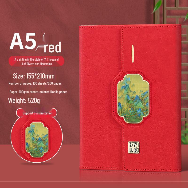 Custom Retro Laptop Gift Set with Notebook and Logo