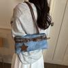 Star Pendant Y2K Shoulder Bag With Metal Buckle Belt Underarm Bag Fashion Women Handbag  Women