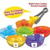 Counting Animal Toys Matching Games STEM Educational Learning Toy Color Sorting Stacking Bowl Sensory Toys Birthday Gift