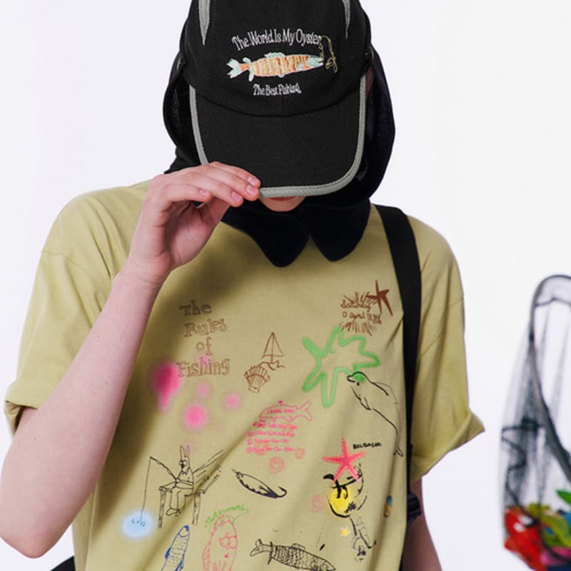 KIRSH Fishing Mesh Ball Cap [Black]