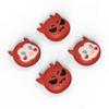 PlayVital Switch Joystick Switch Lite Daumenstick Silikon Analogstick Kappen Abdeckungen für OLED Switch Lite Daumengriff Wippen Kappen für OLED Switch Devil