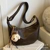 Crossbody Bag Women's Bag 2025 New Trendy High-end Retro Bag Women's Shoulder Bag Large-capacity Commuter Dumpling Bag