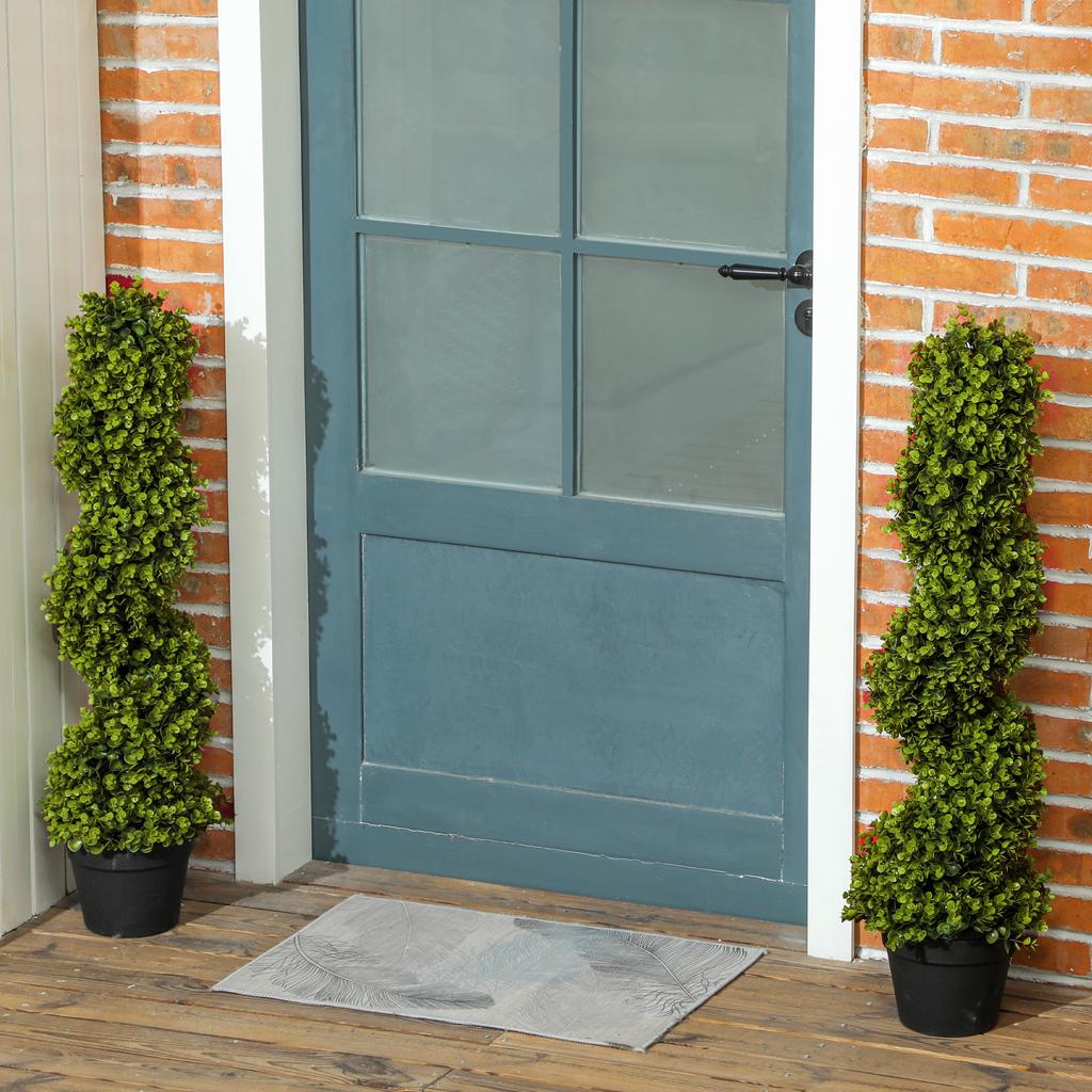 2-Piece Decorative Plant Set, Artificial Potted Plants, Artificial Plants for Home, Indoor, Outdoor, 90 cm, Green