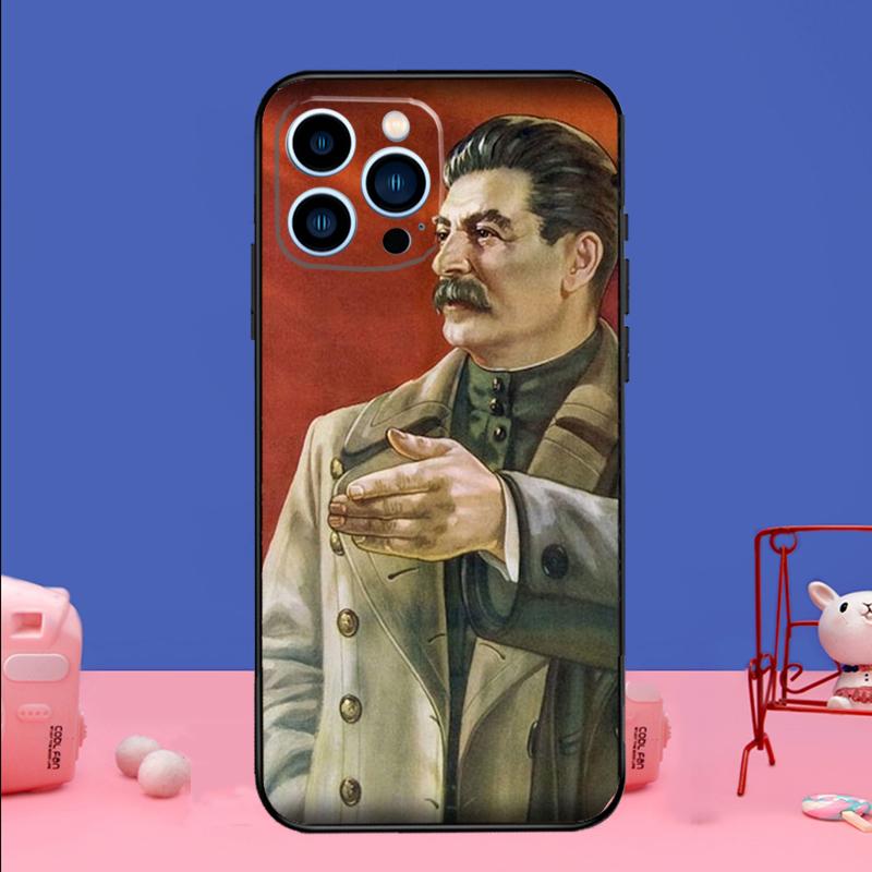 Russian Commander Stalin Phone Case For iPhone 17 Air 16 15 14 11 12 13 Pro Max 13 mini 15 16 Plus 16e Bumper Cover