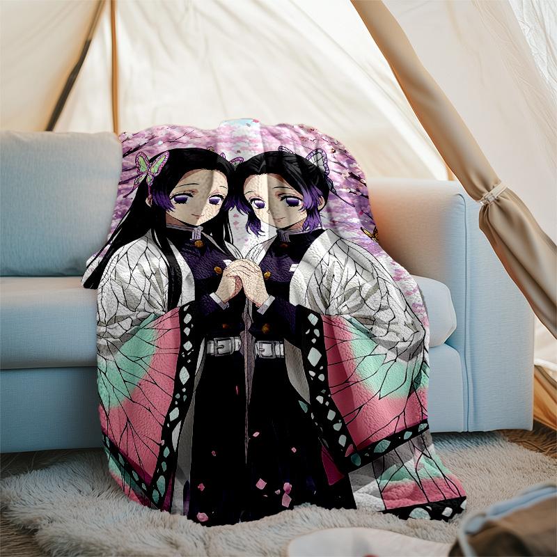 Demon Slayer Characters1 Printed Throw Blanket—lightweight,soft,warm;versatile Blanket for All Seasons—perfect As &air-conditioning Throw,nap Blanket