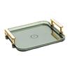 Snacks Plate Fruit Plate Tray Non Slip Base Decorative Tray Vanity Tray Serving Platter for Dessert Snacks Cupcake Kitchen