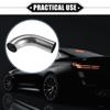 UXCELL 2 Stück 19mm 25mm 32mm 38mm 63mm 90° Bogen Winkelrohr Schlauchrohr DIY Auspuffrohr Lufteinlassrohr für Auto 304 Edelstahl