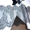 ( 2 Colors )  3m X 17.5cm Chantilly Lace, Non-stretch Eyelash Mesh Lace Trim for Lingerie, Bra, Underwear, Lingerie, Dress, Garment, Sewing & Crafting
