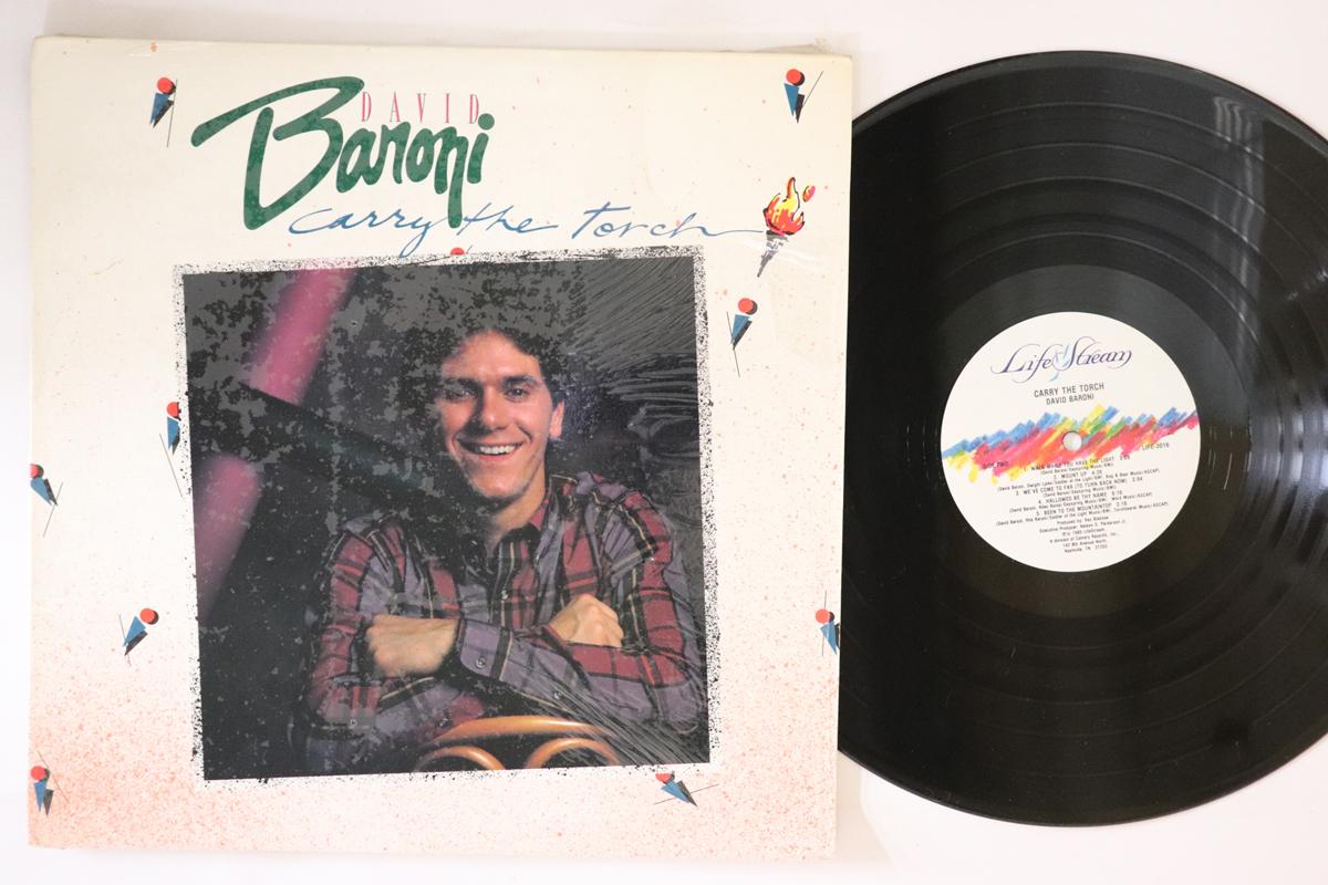 

LP Record DAVID BARONI Carry The Torch LIFE3016 LIFESTREAM 1985 US Rock Used