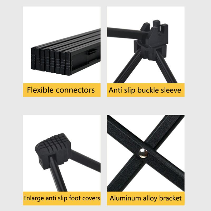 Outdoor Folding Table Portable Aluminum Alloy Picnic Chicken Rolls Table Lightweight Camping Table Picnic Table Chair Barbecue Table