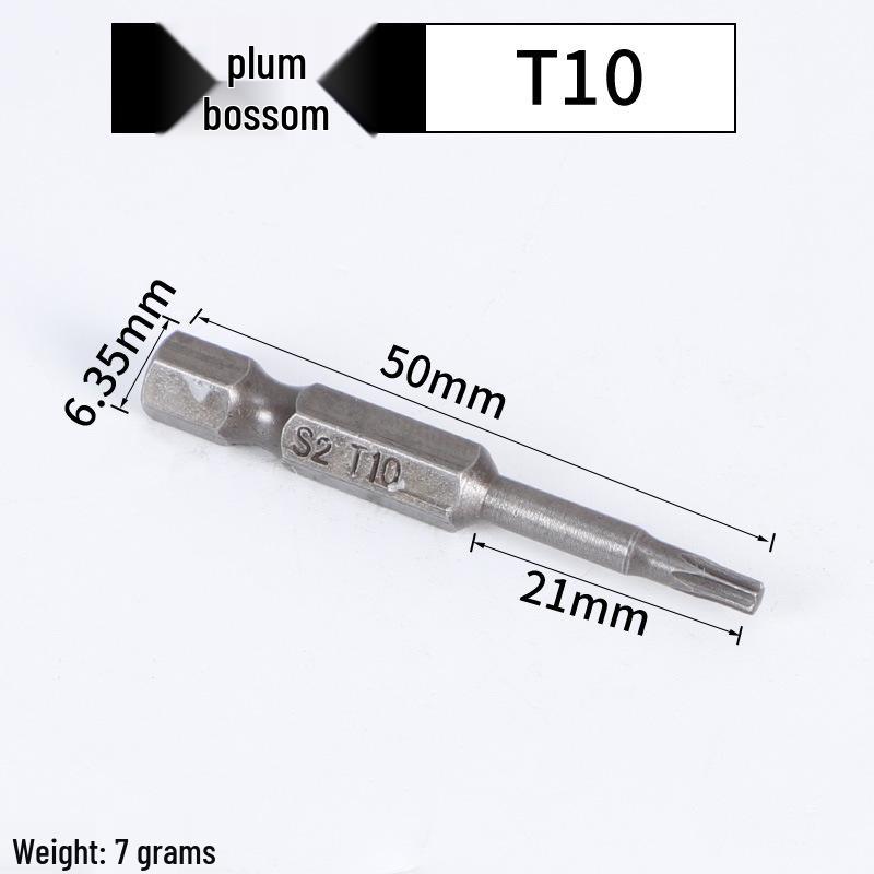 Magnetic Plum Blossom Screwdriver Replacement Bits T15 T20 T25 T30