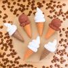 10 Stück Cartoon Kawaii Mini Harz Eiscreme Scrapbooking Verzierung Miniatur Flachrücken Material Zubehör Handyhülle DIY