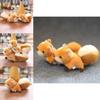 Fluffy Squirrel Plush Keychain Adorable Big Tail Stuffed Toy For Bags And Keys