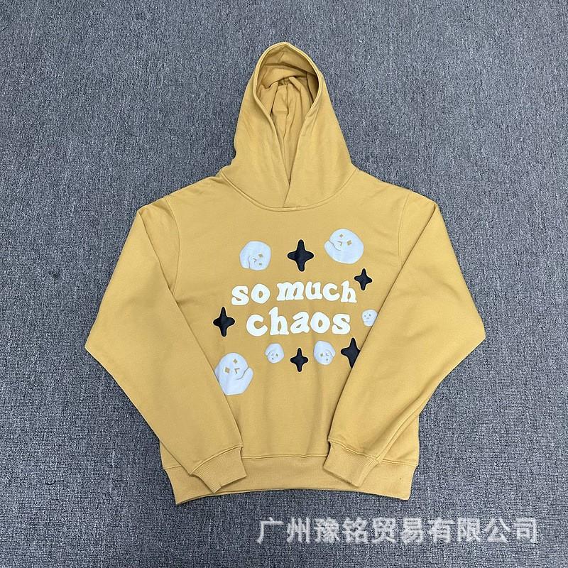 Broken Planet Oversized Hoodie Jogger Set Mens Streetwear Cotton Fleece Letter Puff Print Loose Fit Winter