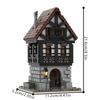 MOC Medieval Townhouse Building Blocks Model Modular Medieval Townhouse Architecture Bricks Assembly Toys Children Birthday Gift