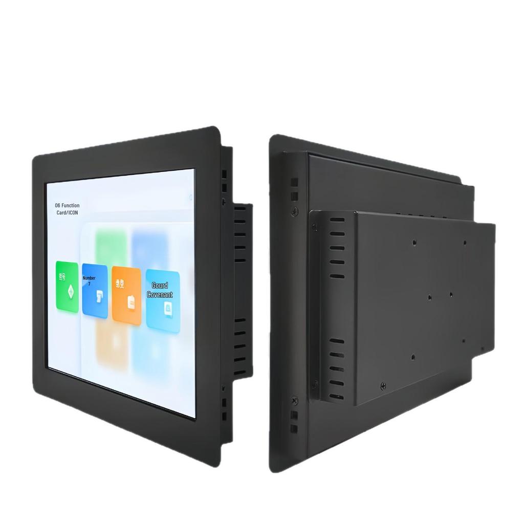 Rack-Mount 15/15.6/17.3 Inch Embedded Monitor with Resistive & Capacitive Touch Screen