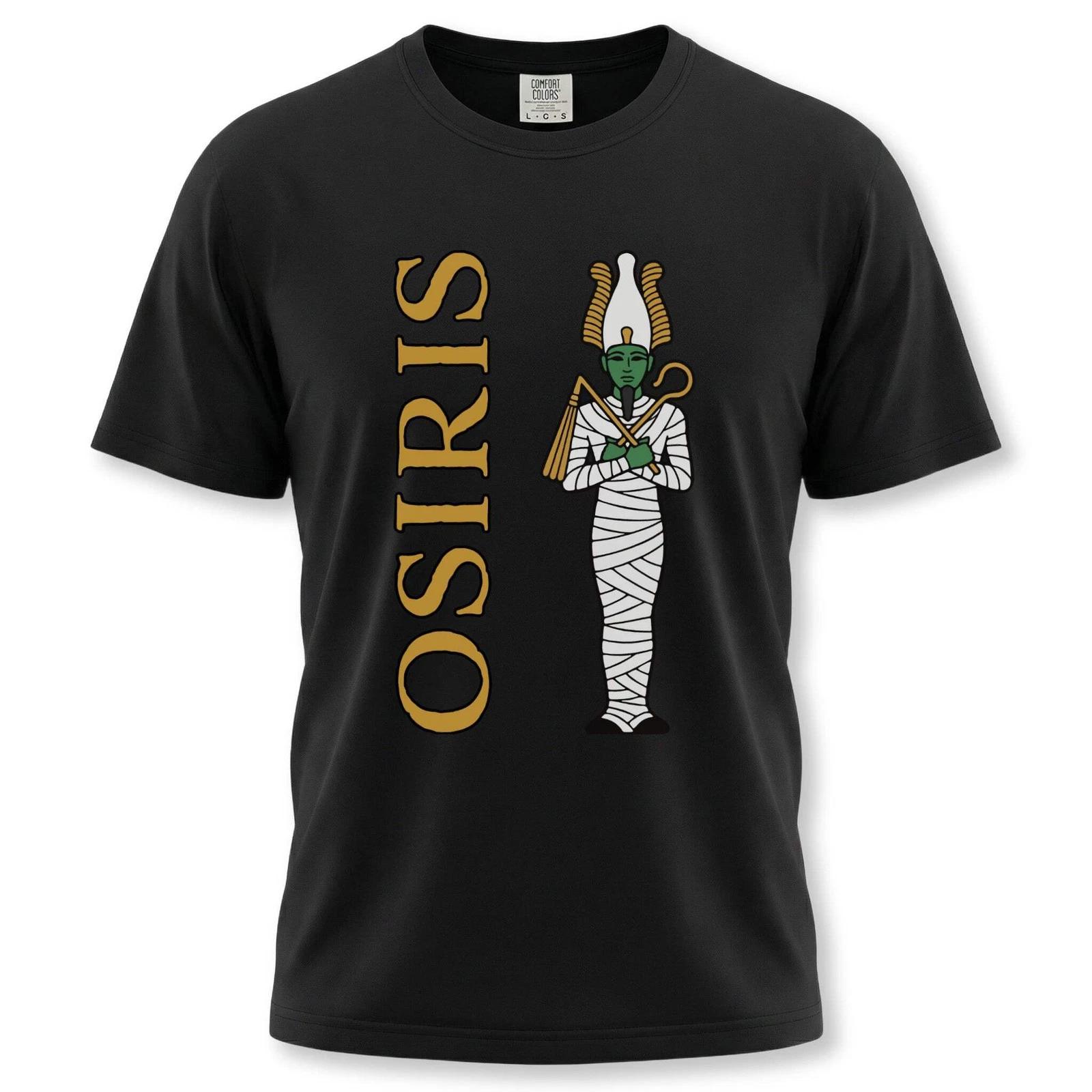 Osiris Egyptian God T-Shirt | Ancient Mythology Mummy Graphic Tee Shirt XXXXL