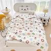 2024 New Children's Summer Quilt Knitted Cotton Summer Quilt Kindergarten Duvet Ice Cream Summer Quilt Airable Cover