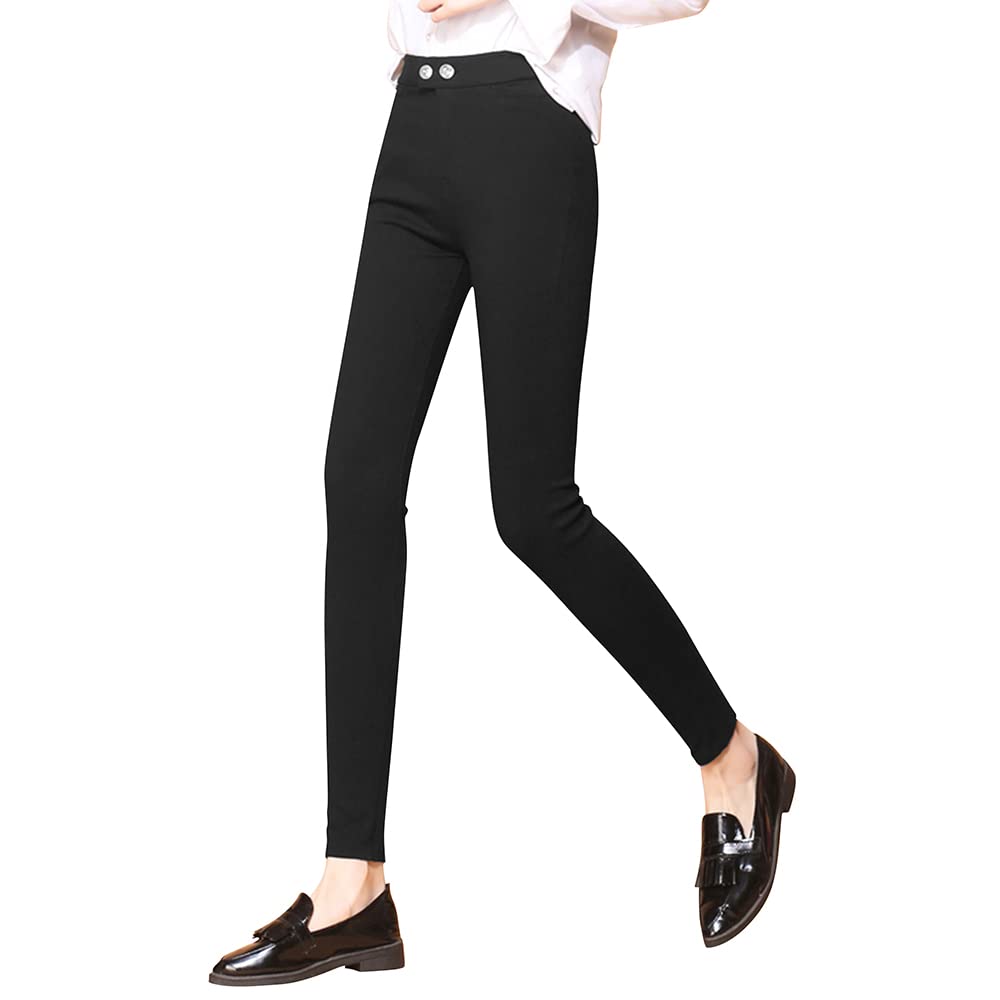 FEISEDY Slim Fit Chino Skinny Pants for Spring and Magic Stretch A8073 Women's Pants, Autumn, Pants, Leggings,