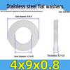 Jinguying Stainless Steel Flat Washer 201/304/316 Standard Size, No Burrs (GB97/DIN125)