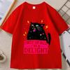 First of All Im A Delight T Shirt Unisex WoUnisex Funny Black Cat TShirt Cotton Short Sleeve Graphic Tee Casaul Round Neck Cat