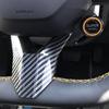 For MG ONE   2024 Car ABS Carbon Steering Wheel Decorative Cover Steering Wheel Button Adjuster Sticker Trim Styling