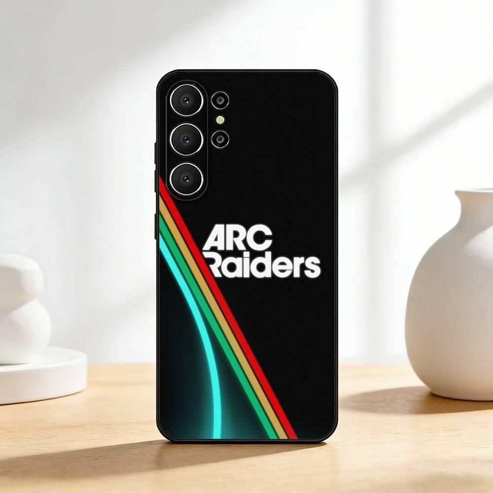 Game A-Arc R-Raiders Phone Case For Samsung S26,S25,24,23,22,30,21,10,9,Ultra,Plus,Lite,Black Soft Case