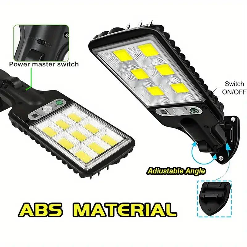 1/2 Motion Sensor Solar Rechargeable Street Lamp Outdoor Wall Lamp for Courtyard and Porch Lighting Decoration Light