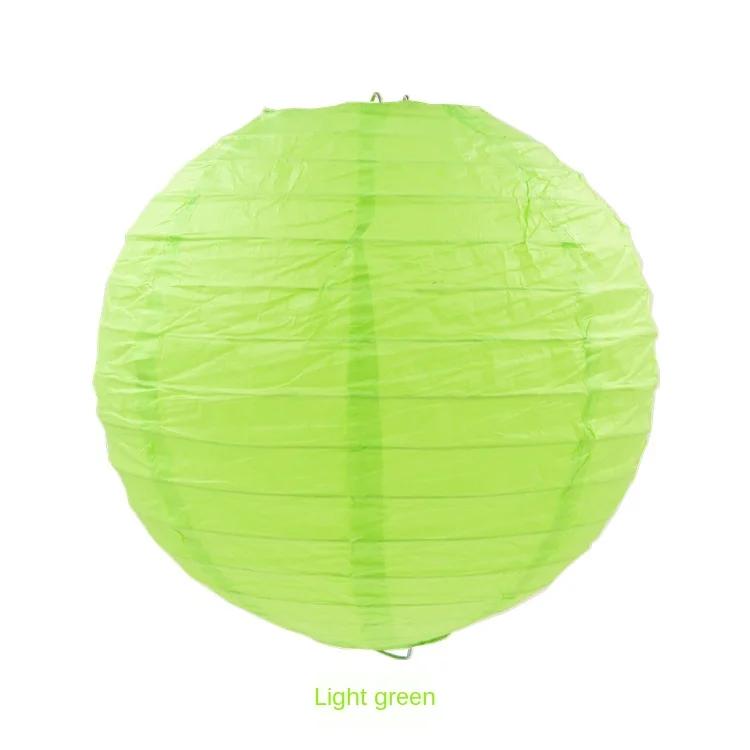 4inch 10cm Chinese Paper Lantern Hanging Ball Lanterns for Birthday Wedding Baby Shower Art Class Home Indoor Party Supplies