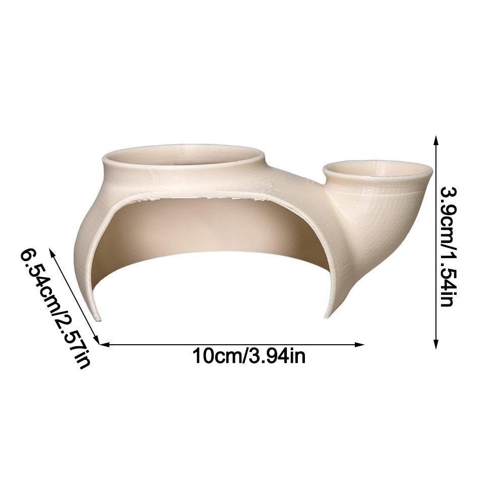 Curve Aquarium Submerged Tunnel Under Gravel Tunnel Tunnel/cave Small Fish Lounge beige s