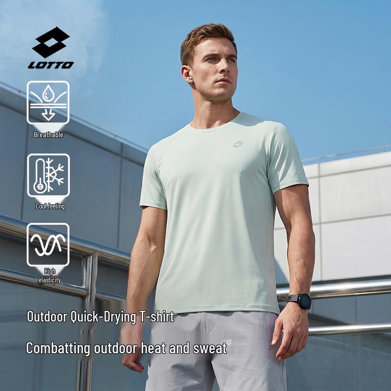 LOTTO Men s Ice-Cool Quick-Dry Sports T-Shirt L