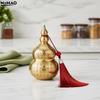 Desktop Brass Gourd Feng Shui Chinese Style Ornament for Luck and Prosperity