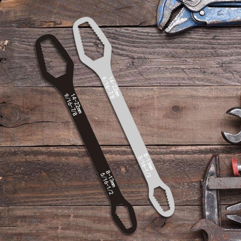 3mm-22mm Universal Torxes Wrenches Adjustable Multifunction Wrenches Board Double-head Multipurpose Torxes Spanner Repair