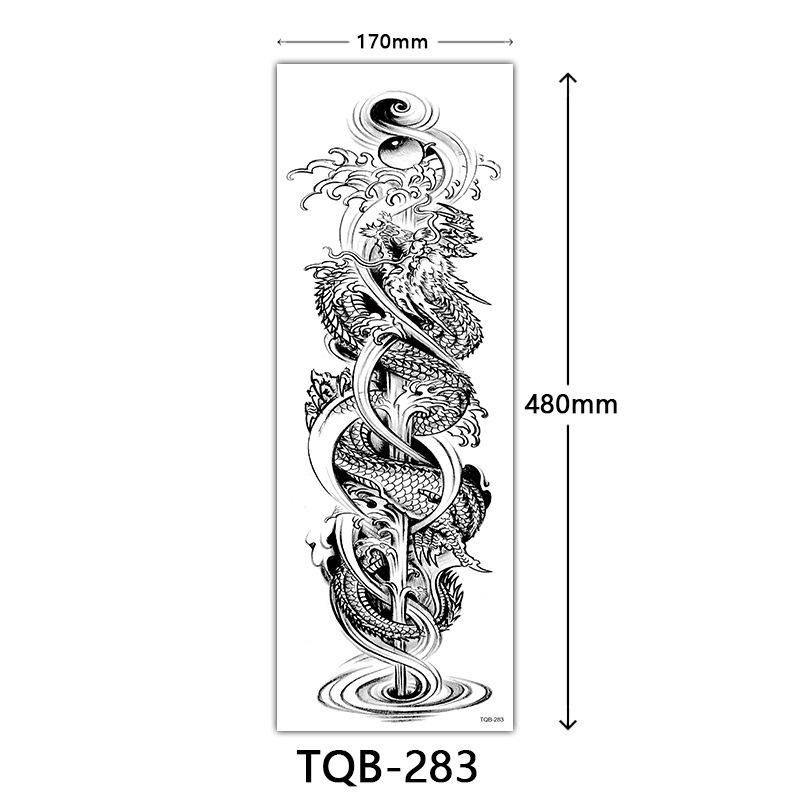Full Arm Tattoo Sticker, Full Arm Big Picture Tattoo Sticker, Flower Arm Tattoo Sticker Tattoo